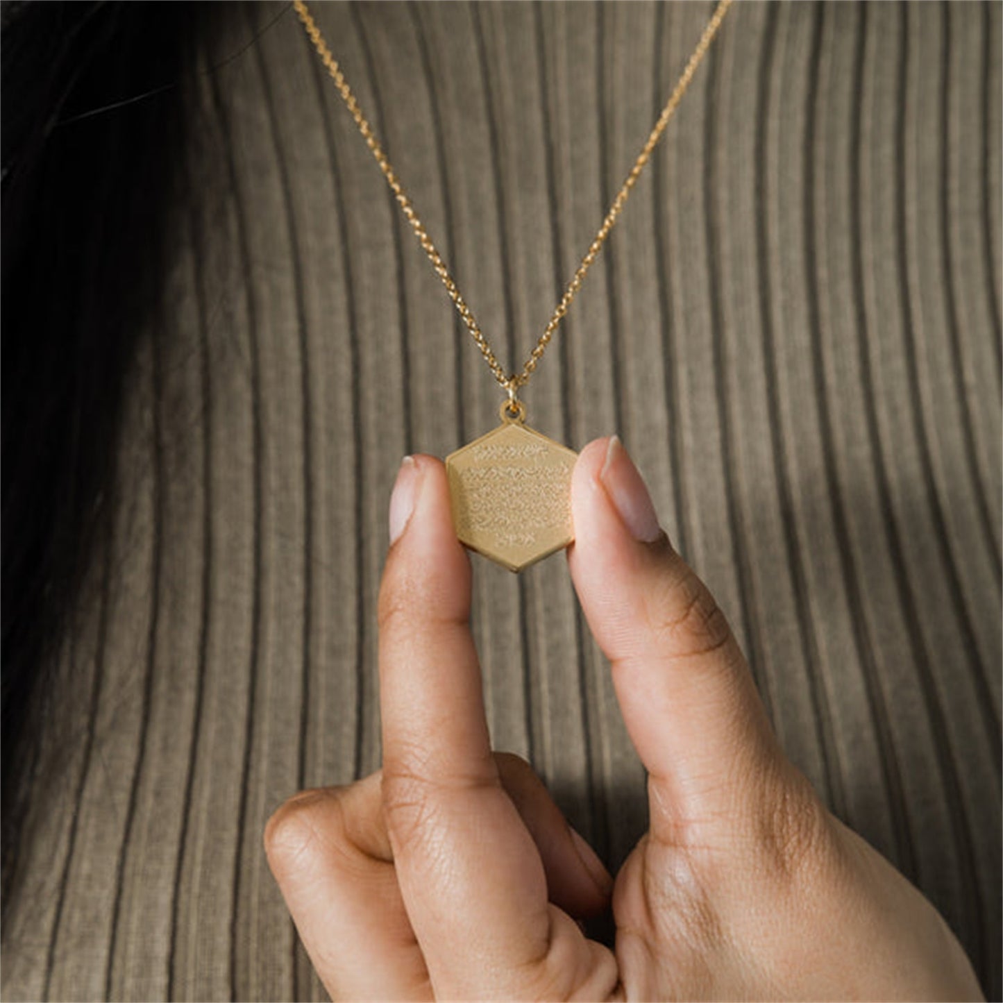 Surat Al Fatiha - Pendant Necklace