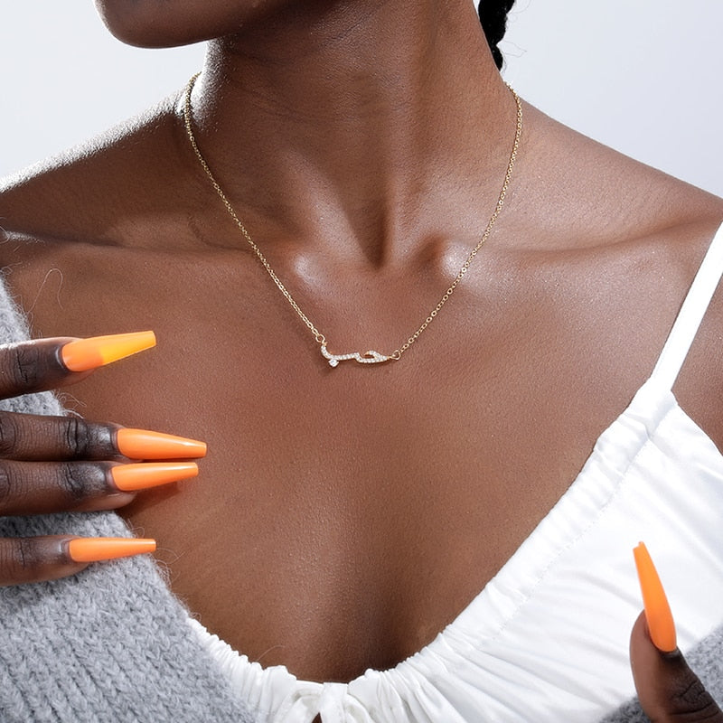 "Love" Zirconia Necklace