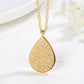 Ayat Ul Kursi Teardrop Necklace